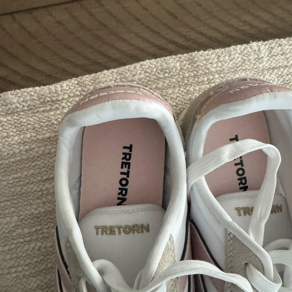 Tretorn Blush and Cream Sneakers - Picture 2 of 4